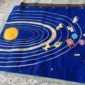 FAO SCHWARZ interactive solar system wall art